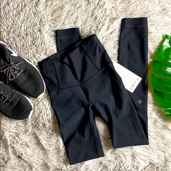 lululemon athletica Pants - NWT Lululemon black  in focus run tight size 2